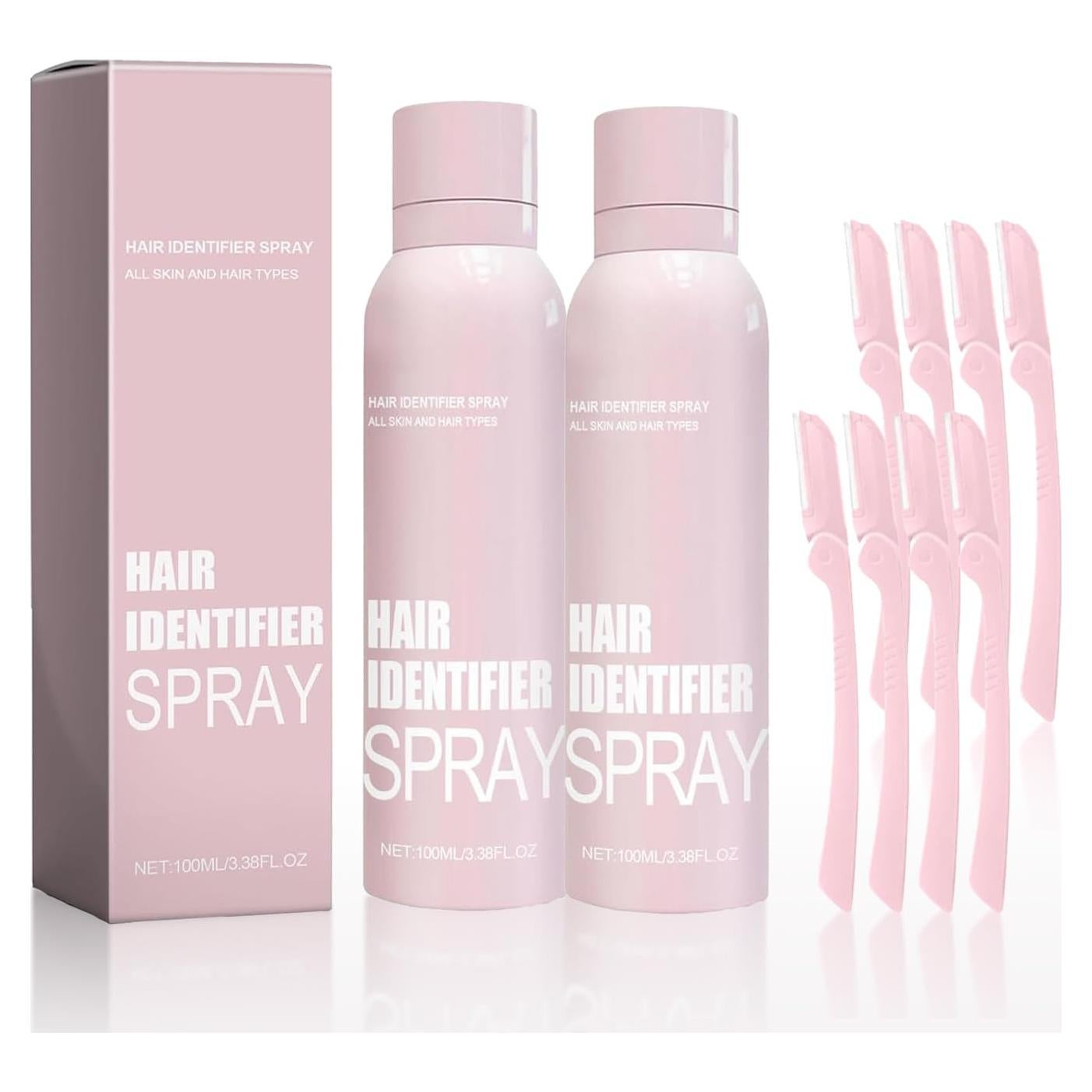 Spray Identificador de Cabello Afeitado Facial AIskowlkx 2 Piezas