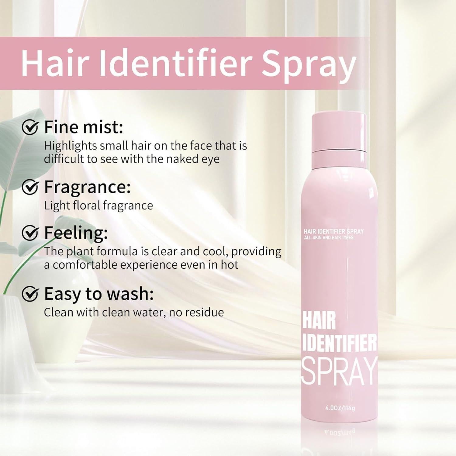 Spray Identificador de Cabello Afeitado Facial AIskowlkx 2 Piezas