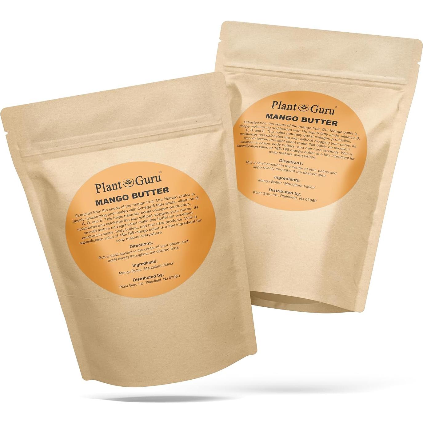 Manteca de Mango Cruda 910g - 100% Pura Natural Sin Refinar