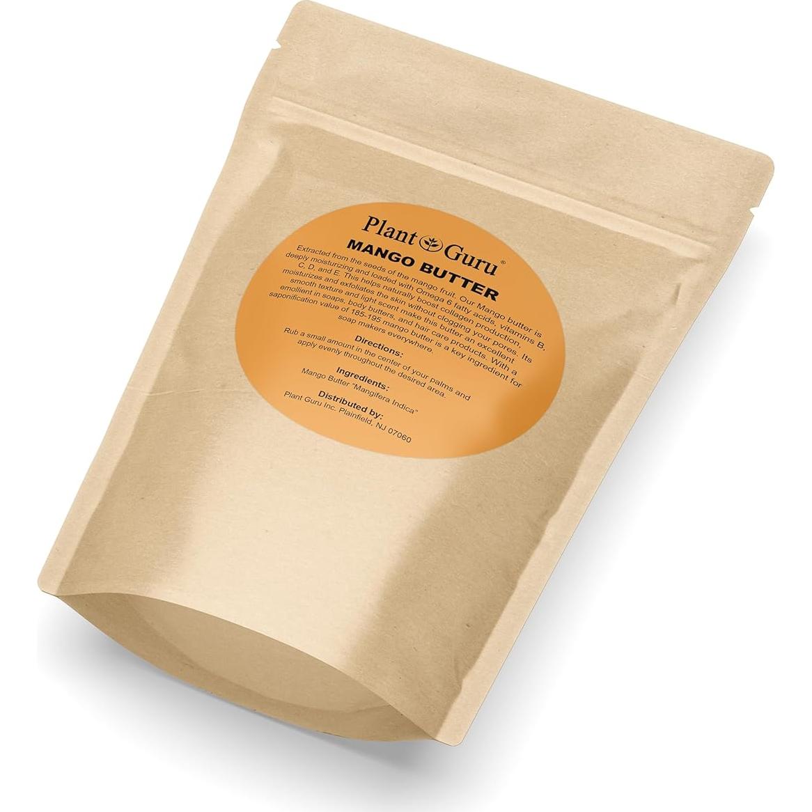 Manteca de Mango Cruda 910g - 100% Pura Natural Sin Refinar