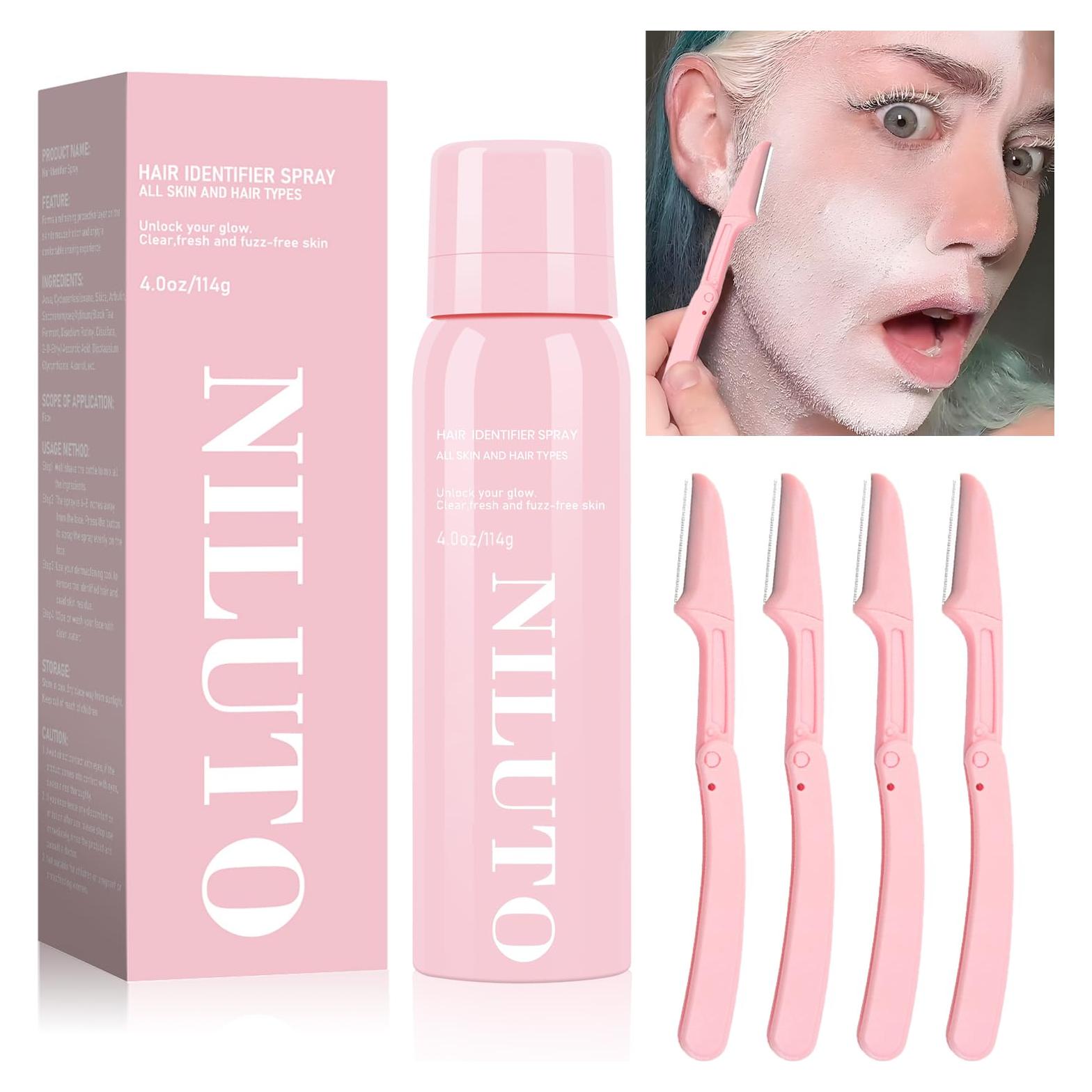 Spray Identificador de Cabello Facial NILUTO 113g Rosa