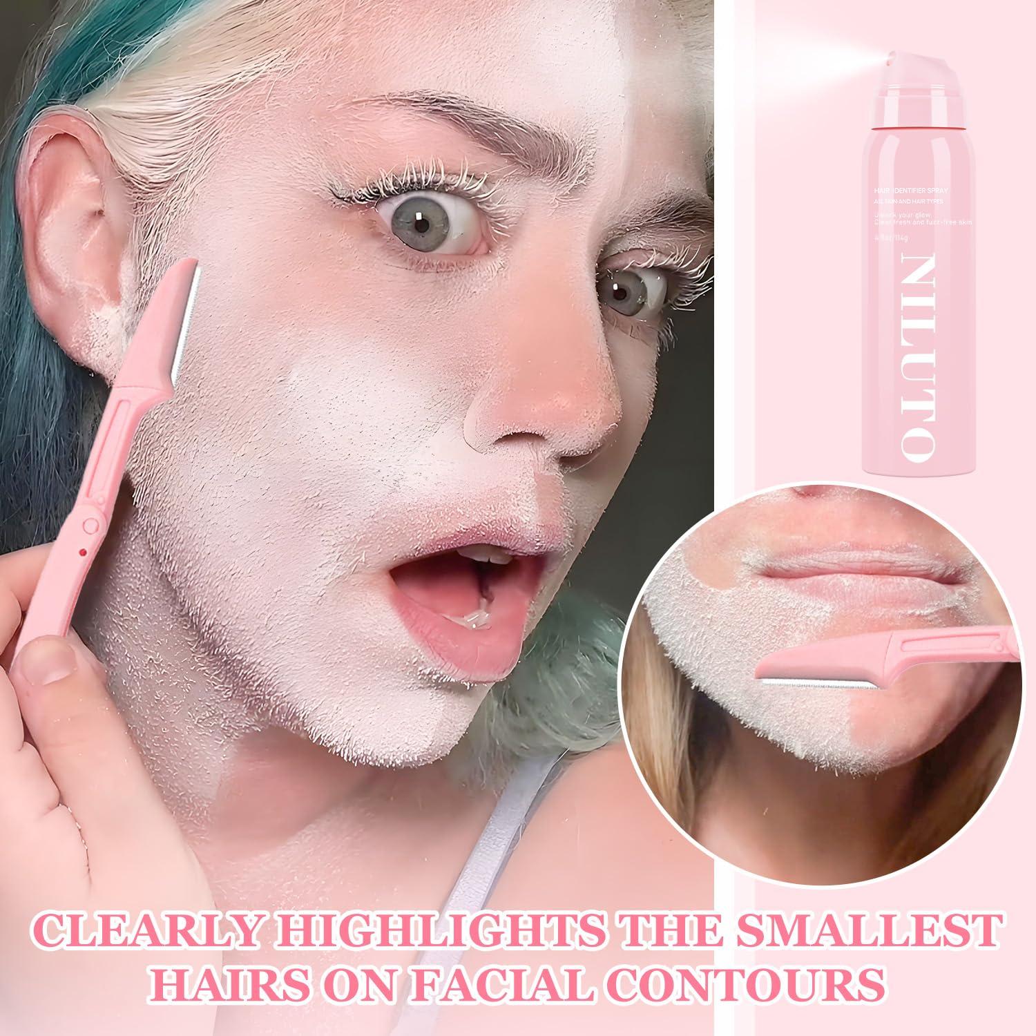 Spray Identificador de Cabello Facial NILUTO 113g Rosa
