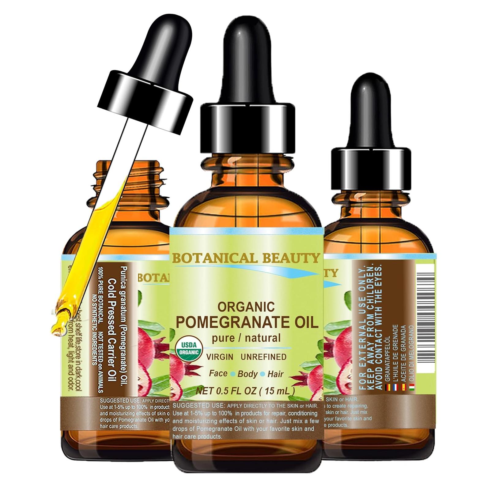 Aceite de Granada Orgánico Botanical Beauty 15 ml Puro Virgen