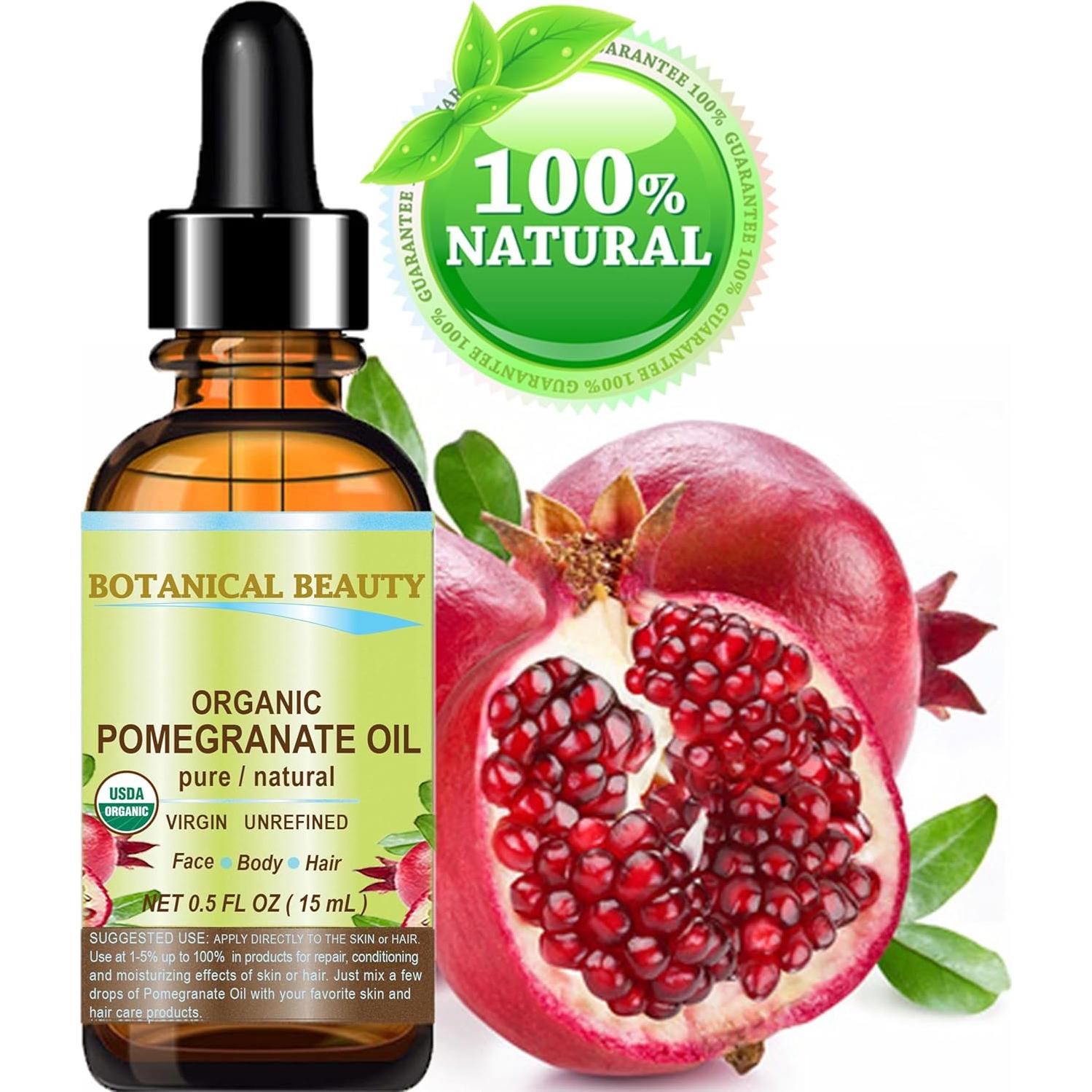 Aceite de Granada Orgánico Botanical Beauty 15 ml Puro Virgen