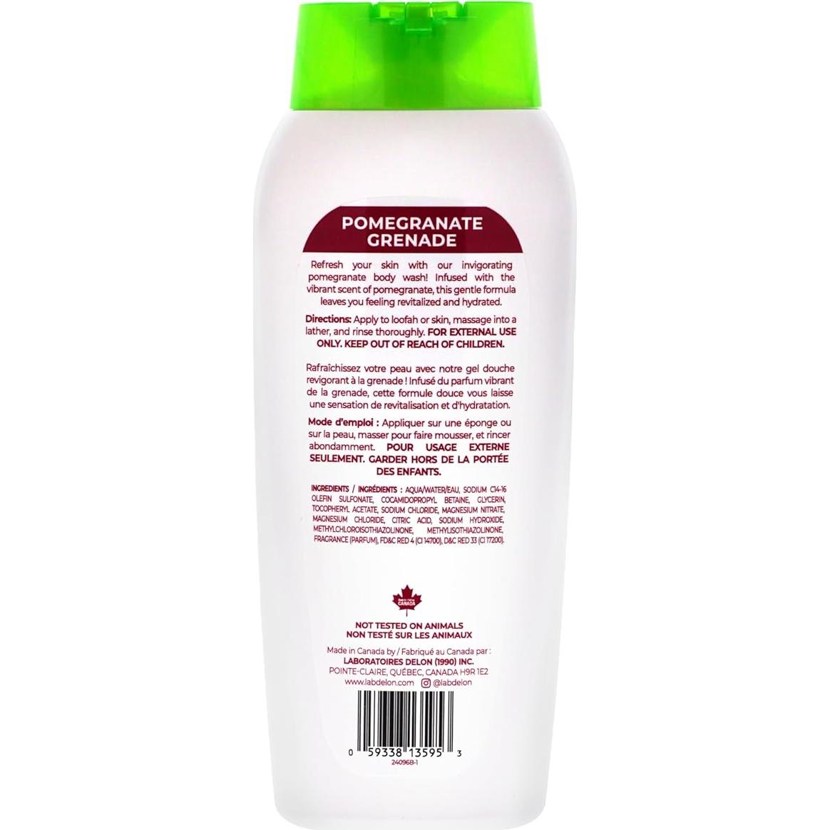 Gel de Ducha Revitalizante Lovu 550g Granada Refrescante