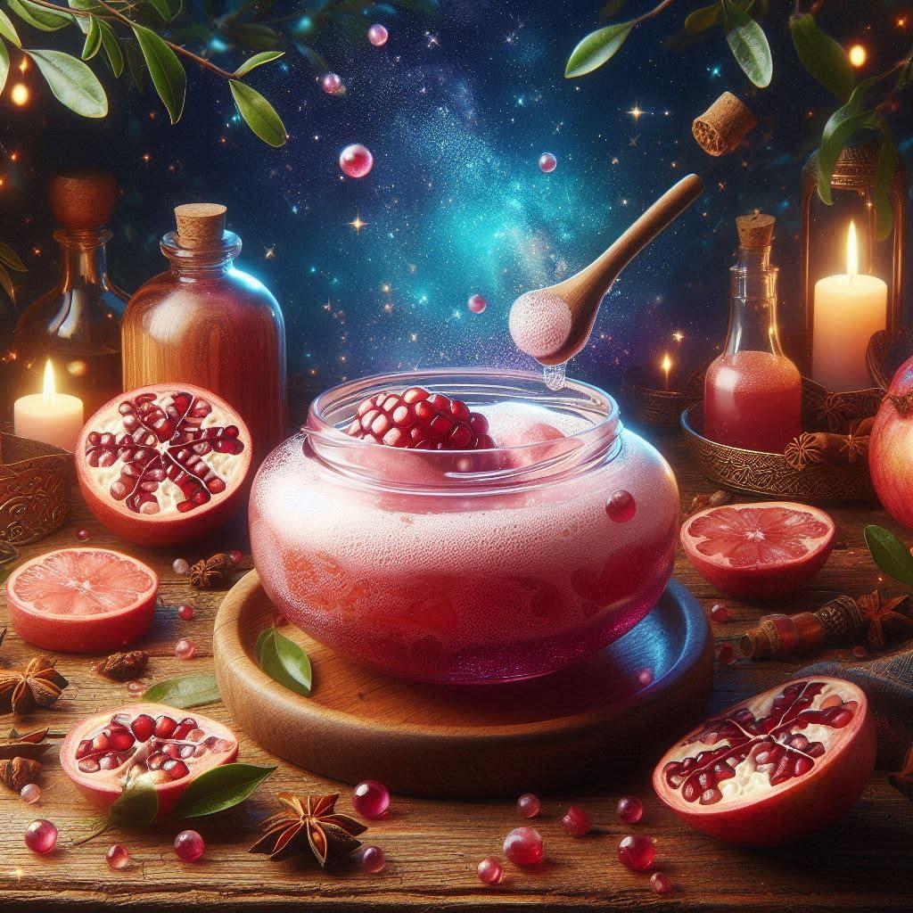 Gel de Ducha Revitalizante Lovu 550g Granada Refrescante