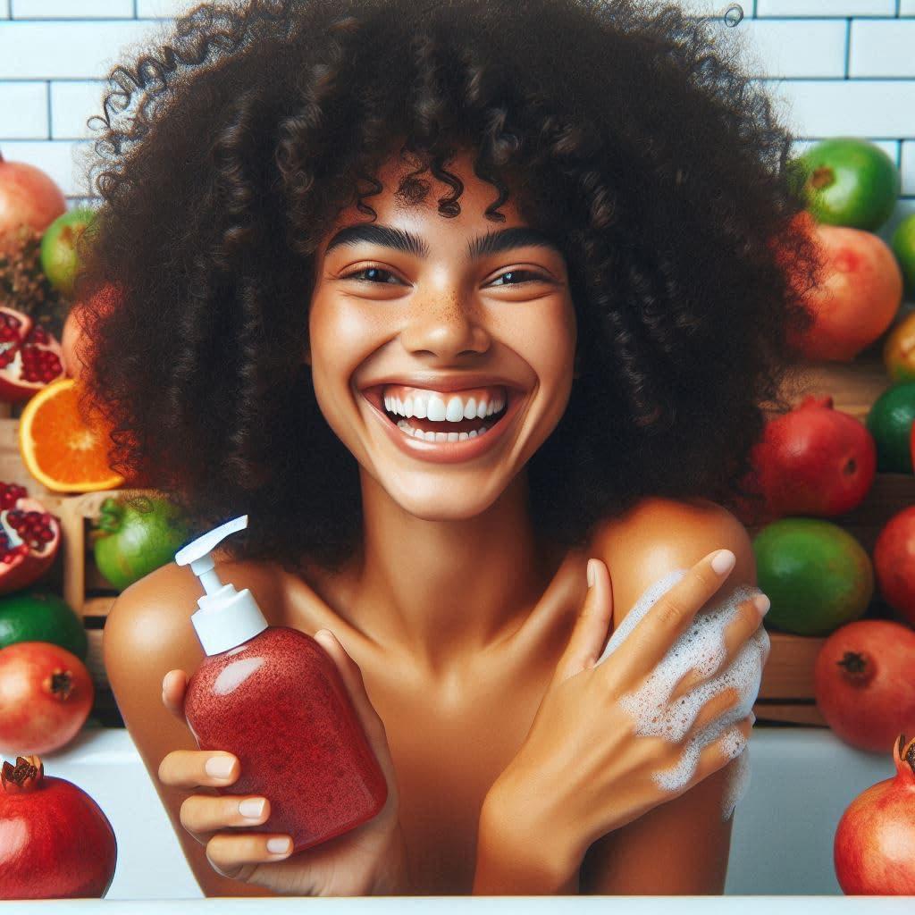 Gel de Ducha Revitalizante Lovu 550g Granada Refrescante