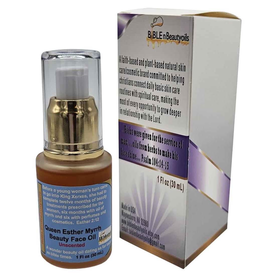 Aceite Facial Reina Esther 29.57 ml - Belleza Natural BIBLE