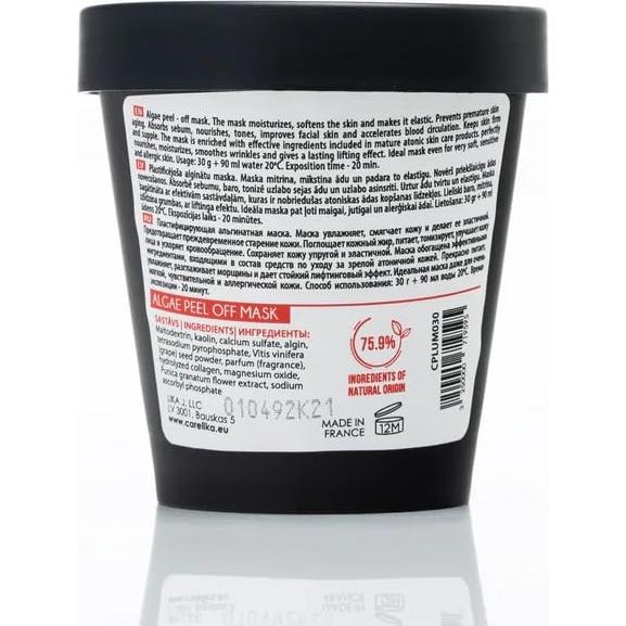 Mascarilla Facial Peel-Off Carelika 30g - Granada y Colágeno