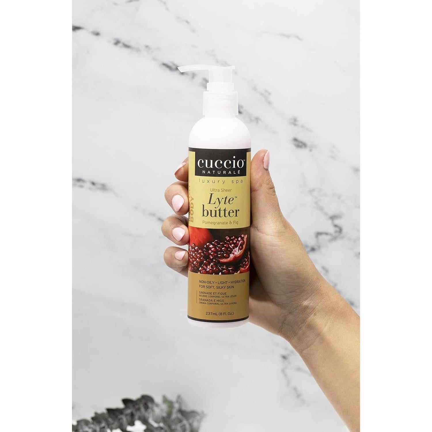 Mantequilla Corporal Cuccio Naturale Lyte 236.6 ml Granada y Higo