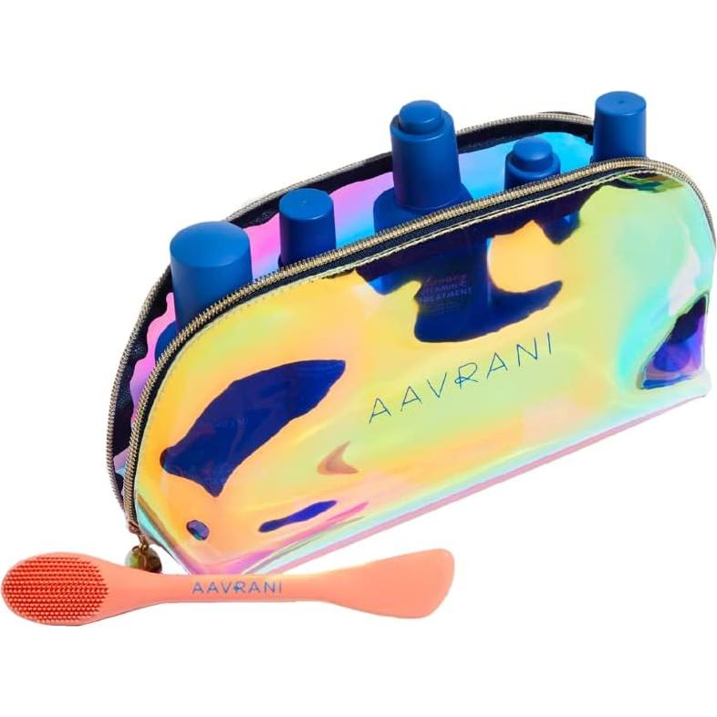 Bolsa Holográfica AAVRANI para Cosméticos - Resistente al Agua