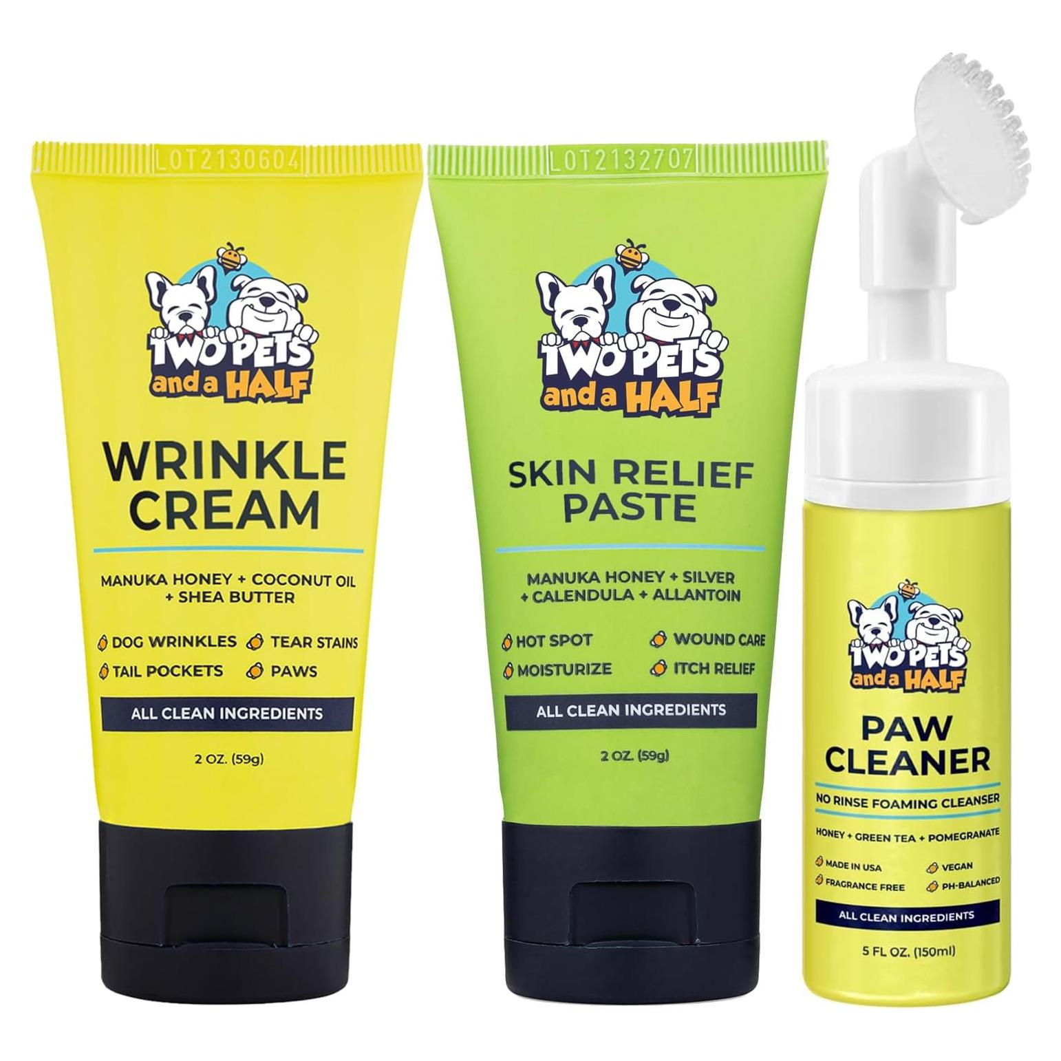 Cuidado de Piel para Bulldogs TPAH - Paquete de 3 Productos