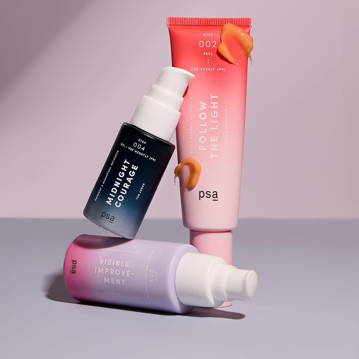 Peeling Facial PSA Sigue la Luz 50 mL - Ácido Glicólico y Láctico