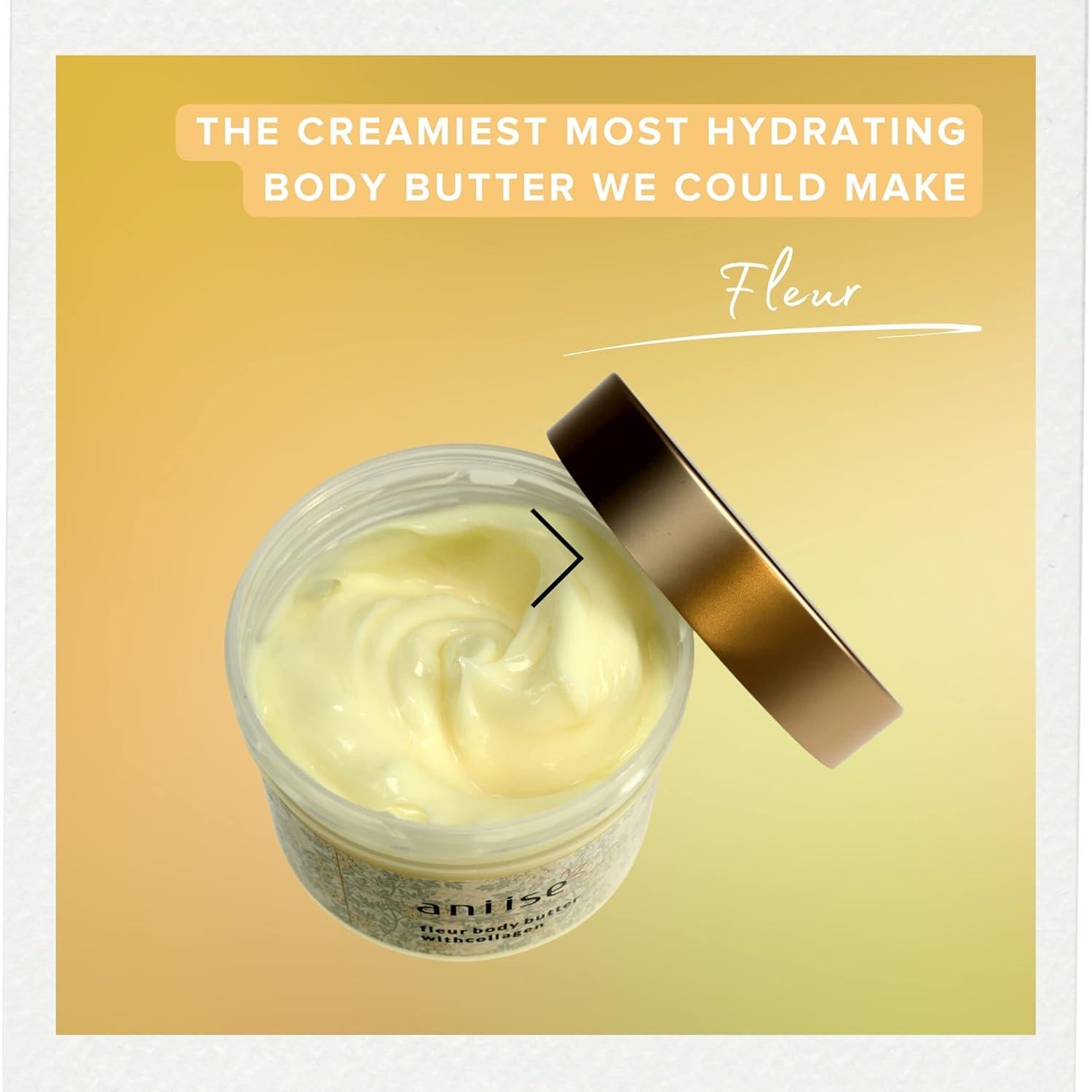 Crema Corporal Hidratante Aniise con Colágeno 198 g - Manteca de Karité y Aceite de Aguacate