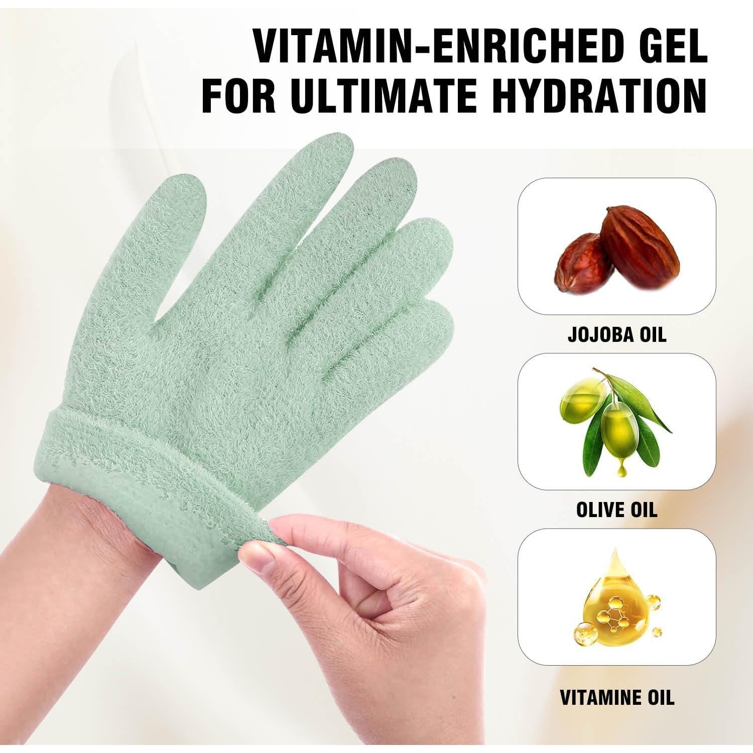 Juego de Calcetines y Guantes Hidratantes HATINXIA - Cuidado Pies y Manos