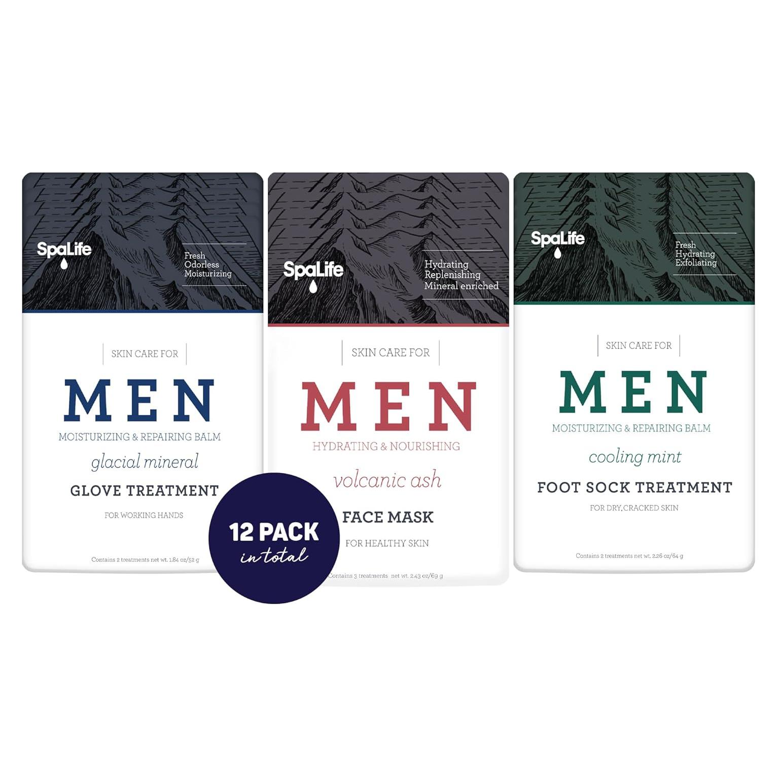 Set de Spa para Hombres SpaLife 12 Piezas Hidratantes