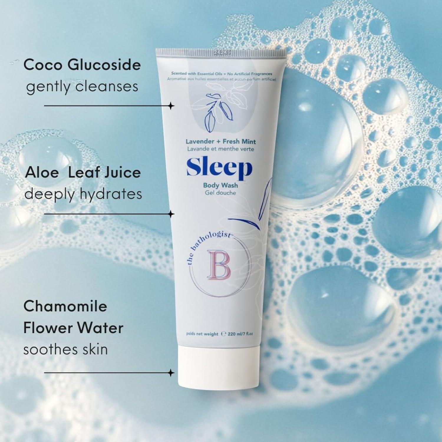 Gel de Ducha Cremoso Sleep The Bathologist 198 g Lavanda Menta