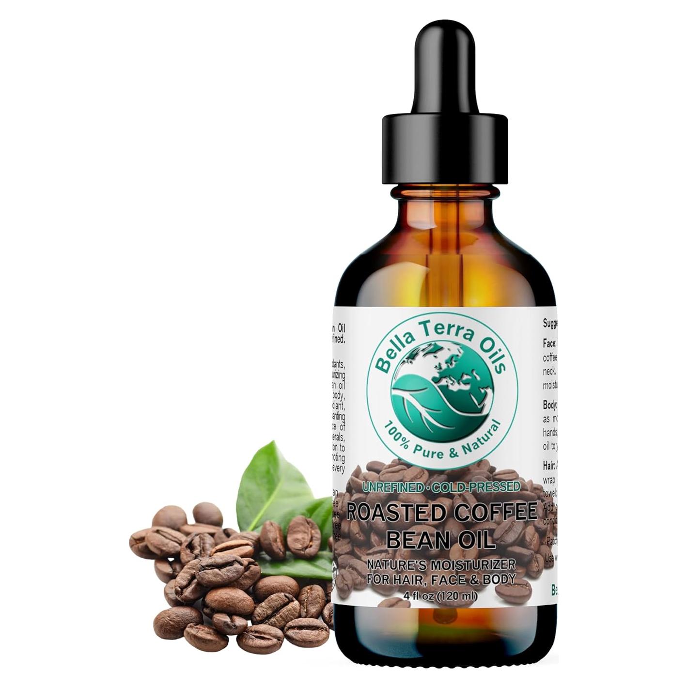 Aceite de Grano de Café Tostado Bella Terra 118 ml - Puro y Natural