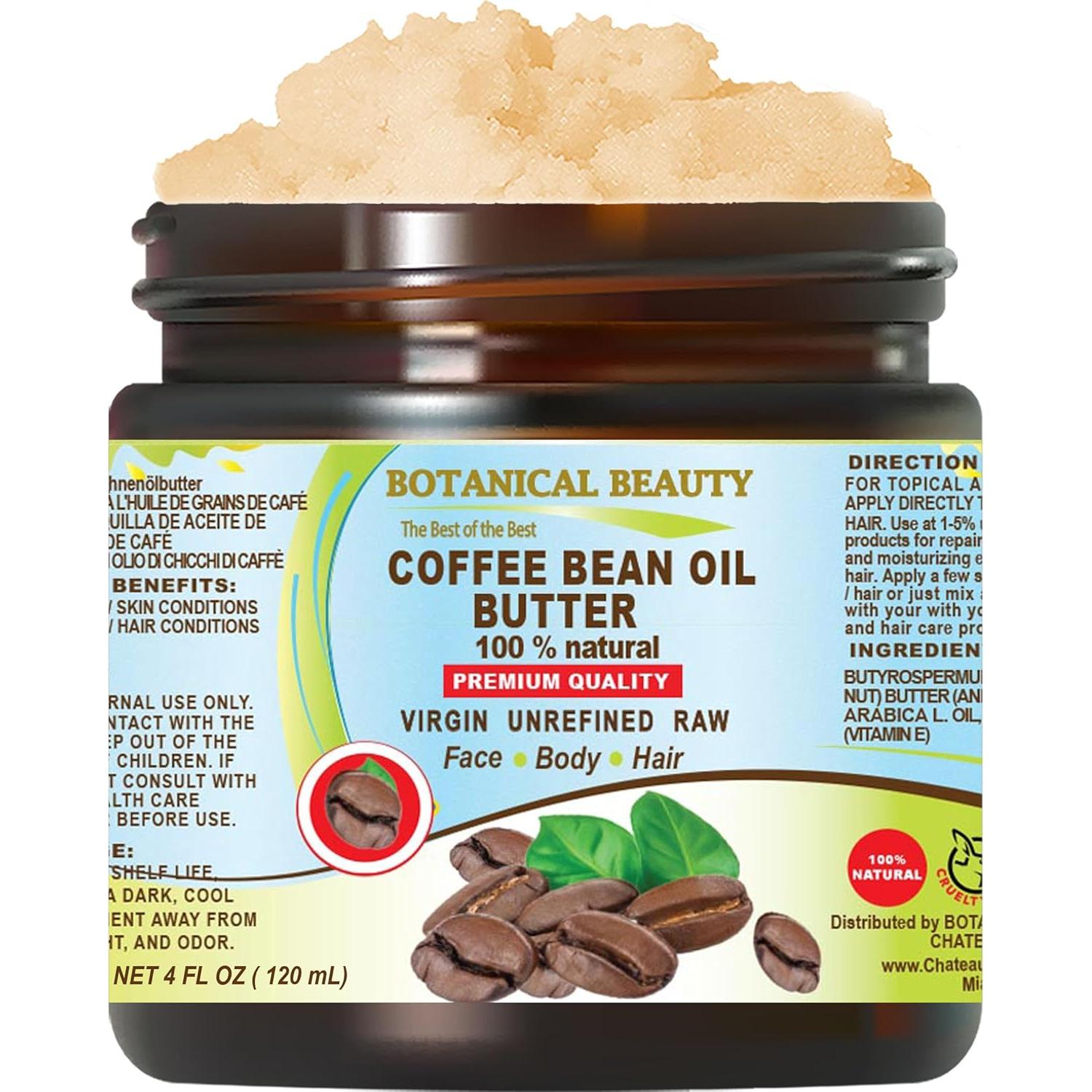 Mantequilla de Aceite de Grano de Café 120 ml - Belleza Botánica