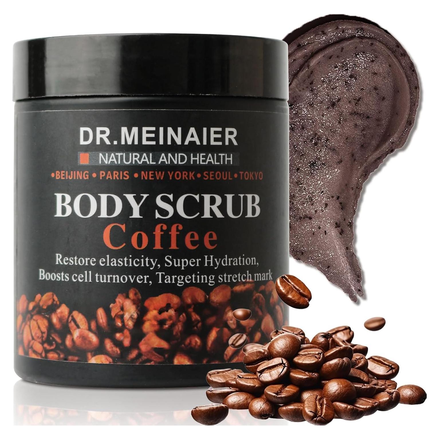 Exfoliante Corporal Natural Dr. Meinaier - Café y Sal del Mar Muerto