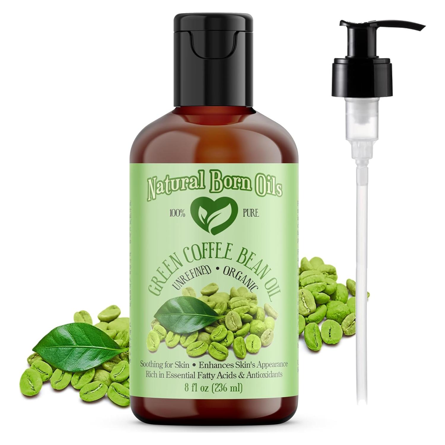 Aceite de Grano de Café Verde Orgánico Natural Born Oils 226g