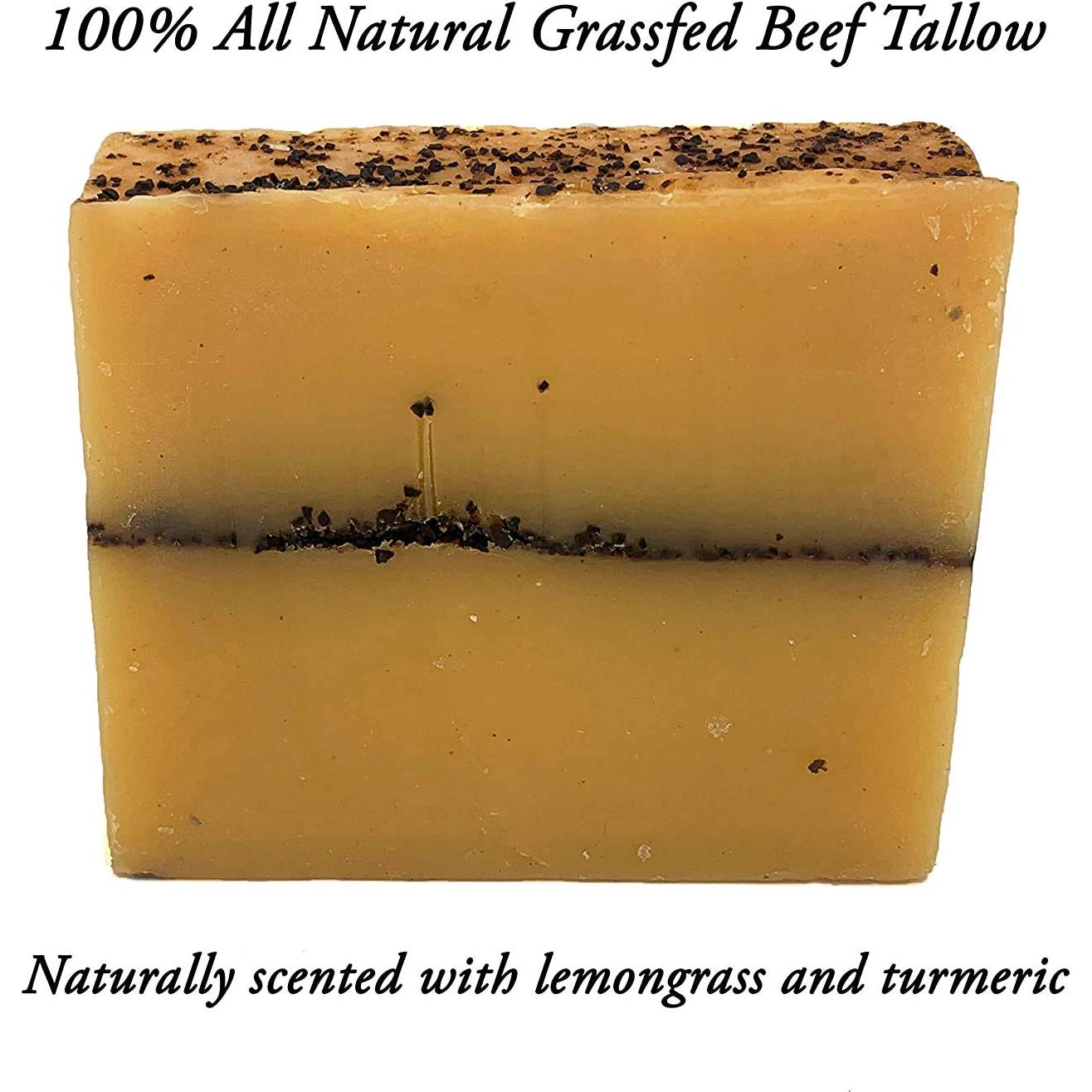 Jabón de Tallo Natural Hunter Cattle - Café y Cúrcuma 132g