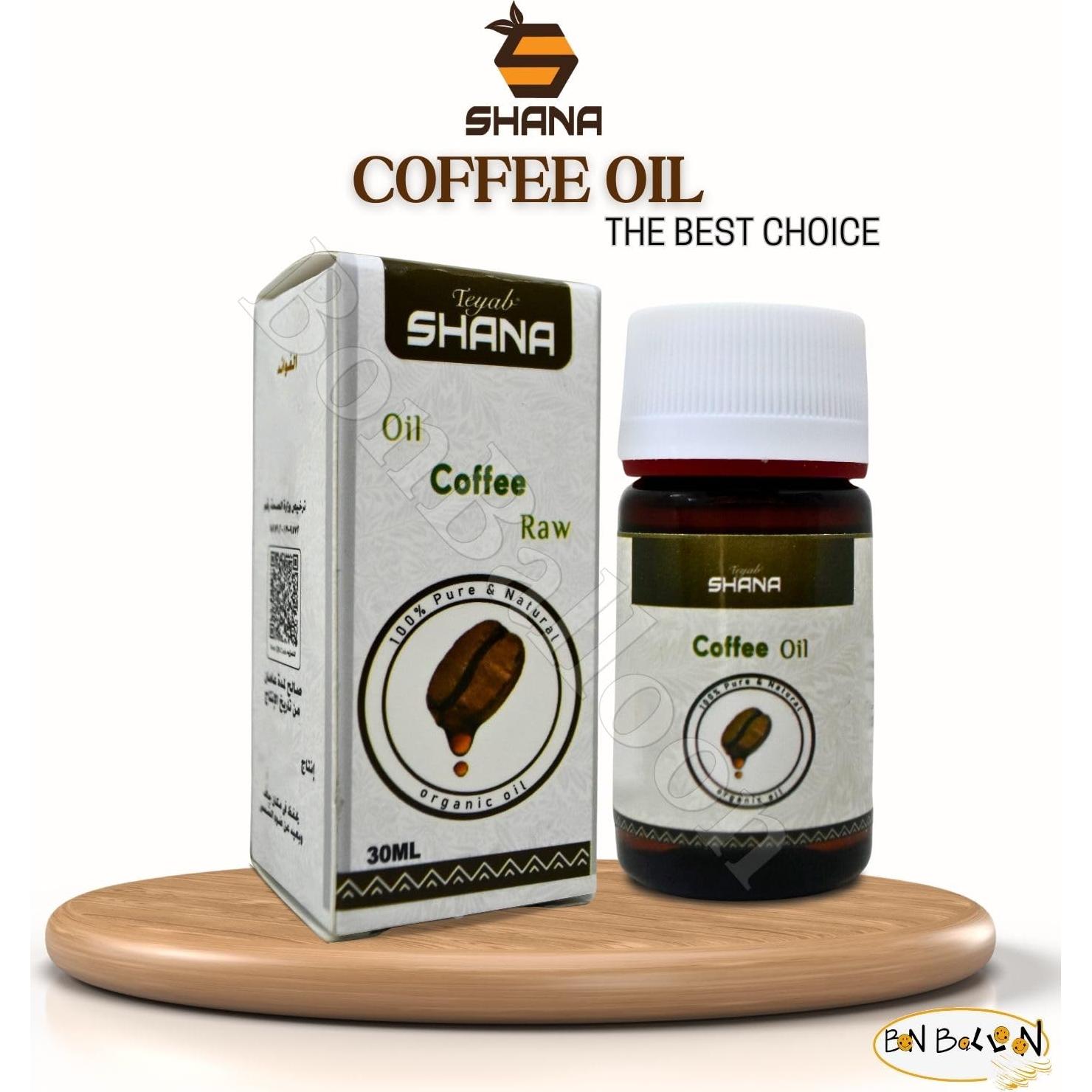 Aceite de Café Shana 100% Natural 30 ml - Piel y Cabello