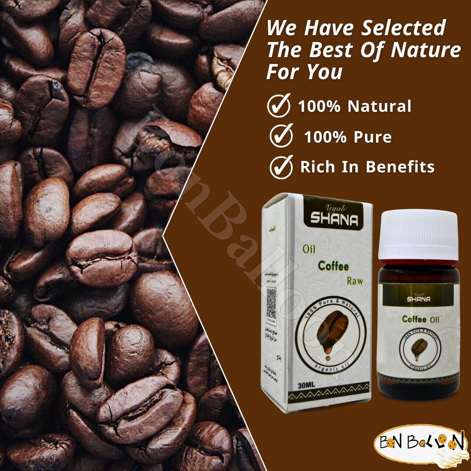 Aceite de Café Shana 100% Natural 30 ml - Piel y Cabello