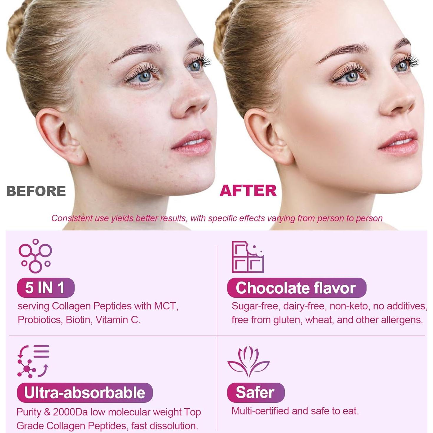 Crema en polvo de café con colágeno marino Nokuba 500g