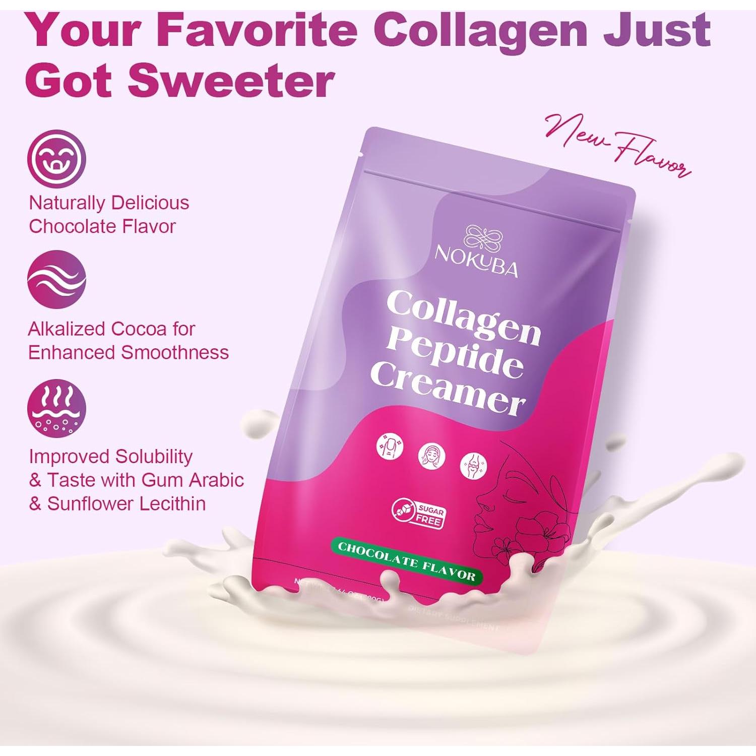 Crema en polvo de café con colágeno marino Nokuba 500g