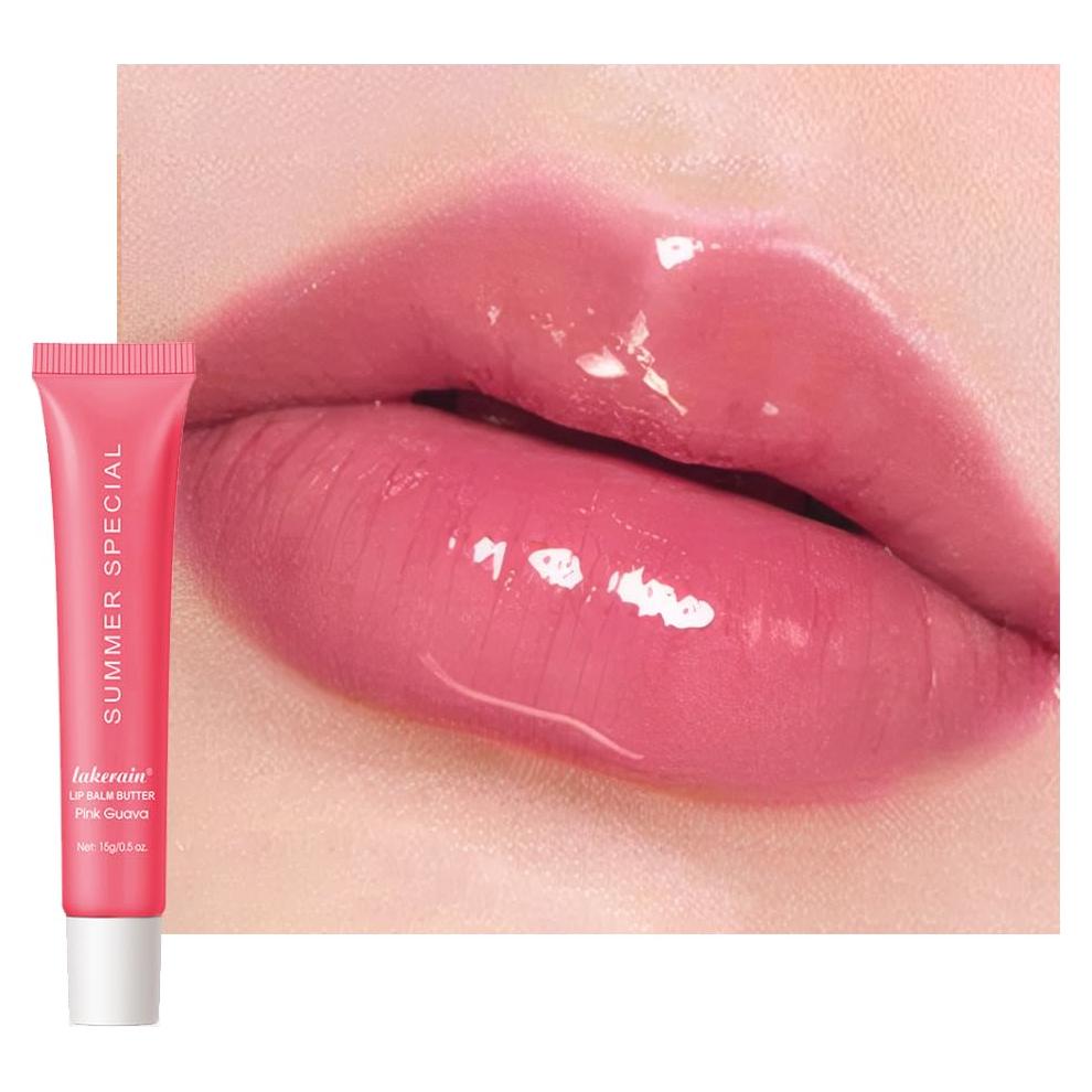 Bálsamo Labial Vegano FeiCuiYun 14.79ml Guayaba Rosa Hidratante