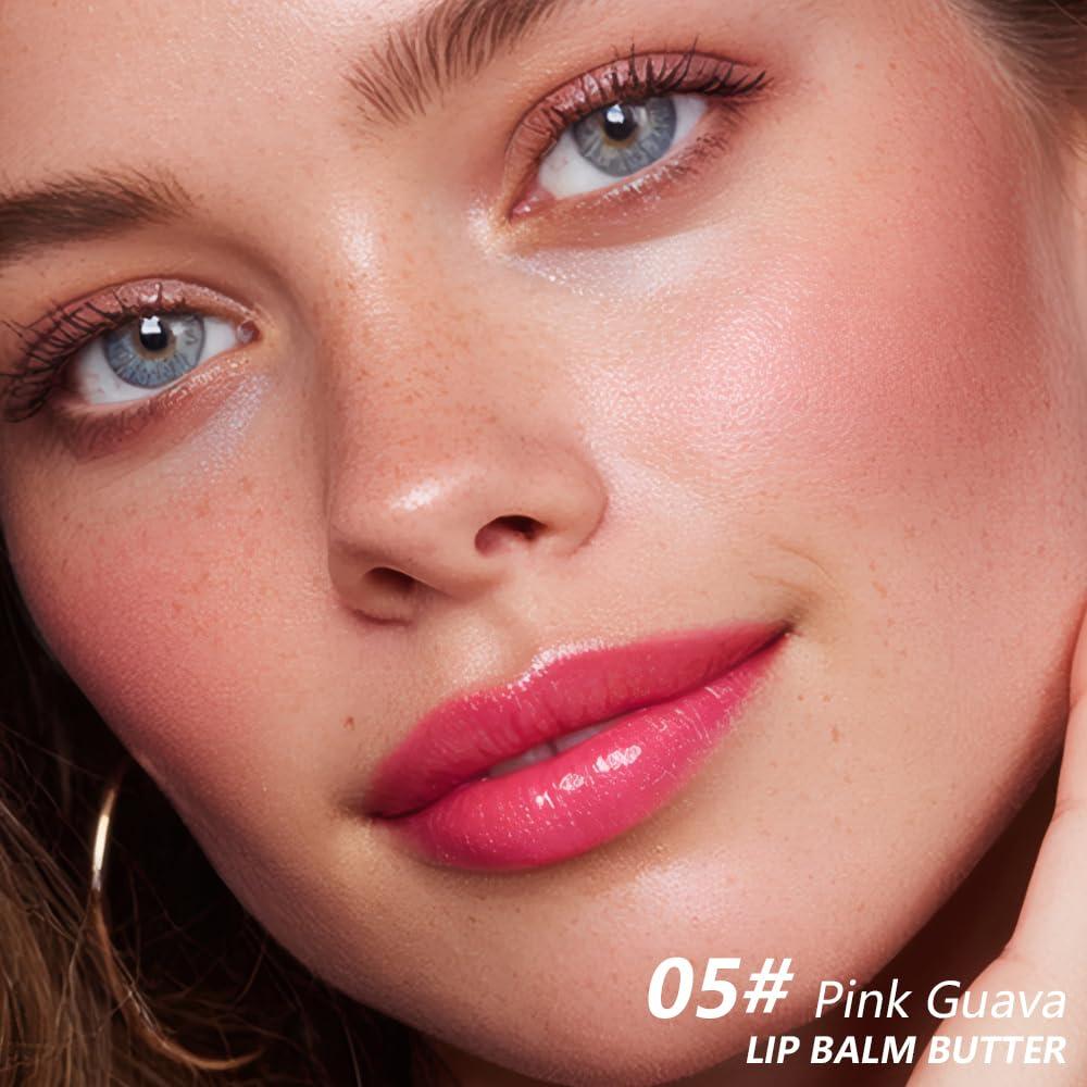 Bálsamo Labial Vegano FeiCuiYun 14.79ml Guayaba Rosa Hidratante