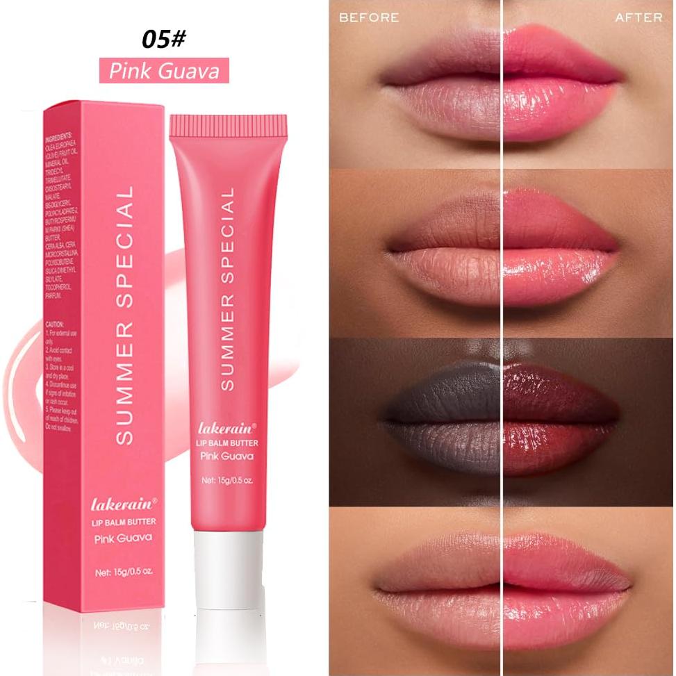 Bálsamo Labial Vegano FeiCuiYun 14.79ml Guayaba Rosa Hidratante