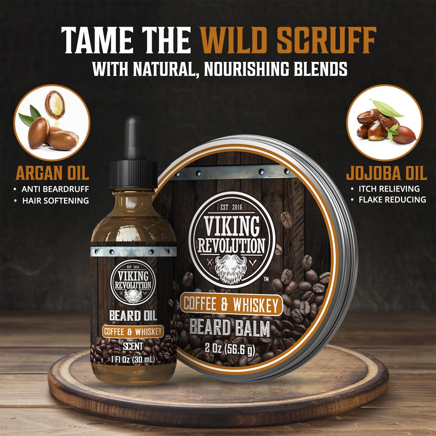 Kit de Cuidado de Barba Viking Revolution - Bálsamo 56.7g + Aceite 29.6ml