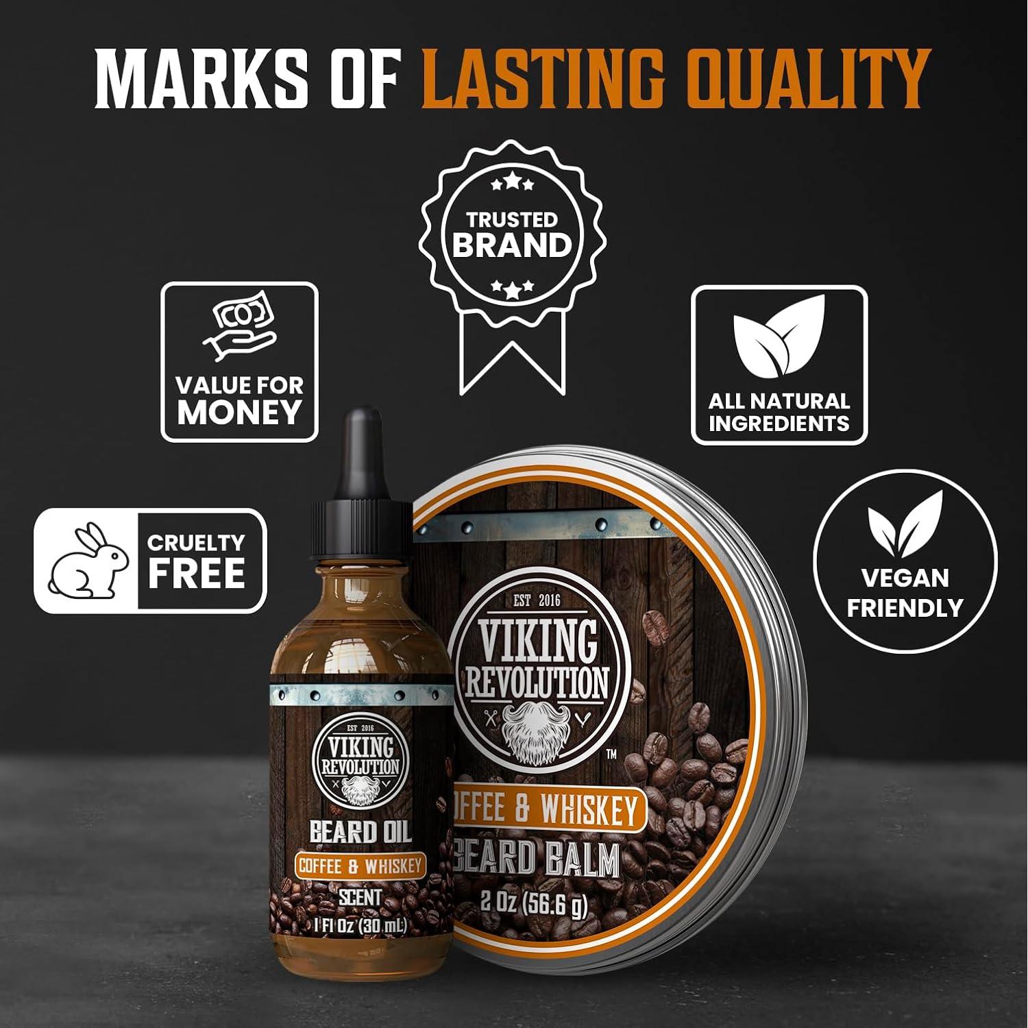 Kit de Cuidado de Barba Viking Revolution - Bálsamo 56.7g + Aceite 29.6ml