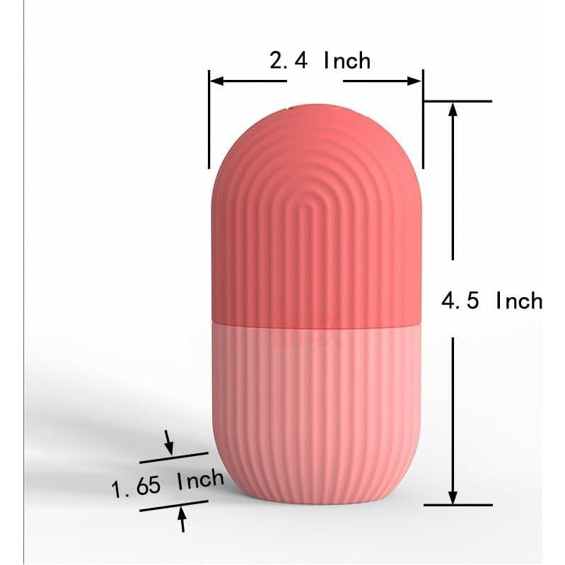 Rodillo de Hielo XHJRI para Cara y Ojos Rosa 11.4x6.1cm