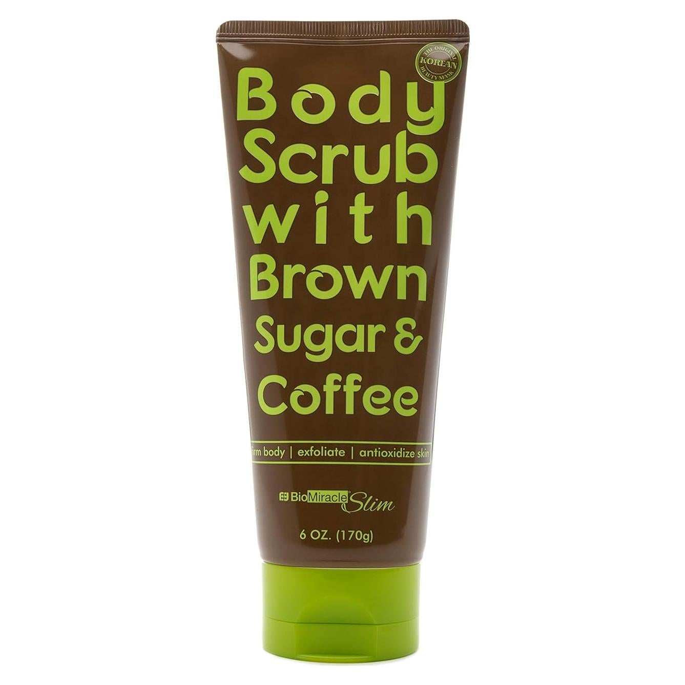 Exfoliante Corporal Biomiracle de Café y Azúcar Moreno 170g