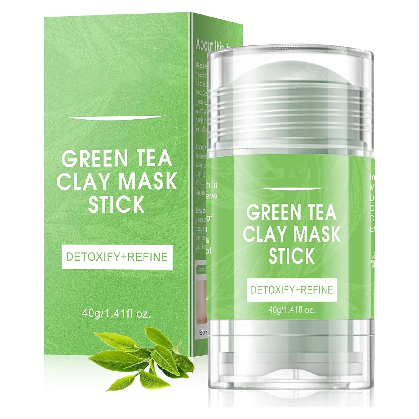 Máscara Facial de Arcilla de Té Verde GUOYAOLIFU 99g