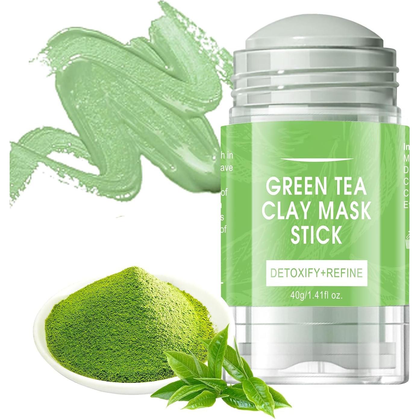 Máscara Facial de Arcilla de Té Verde GUOYAOLIFU 99g