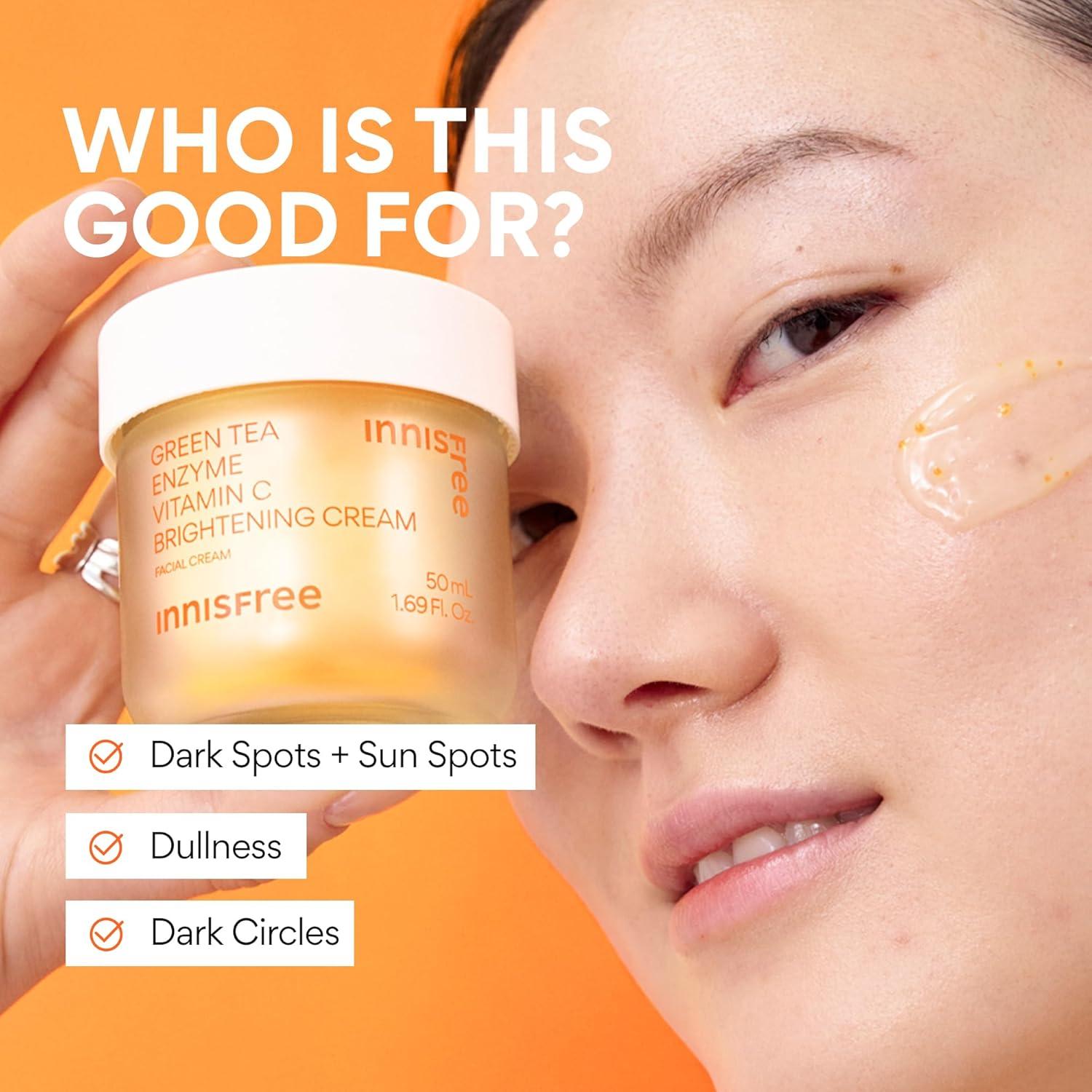 Crema Iluminadora de Vitamina C innisfree 50ml - Hidratante Facial