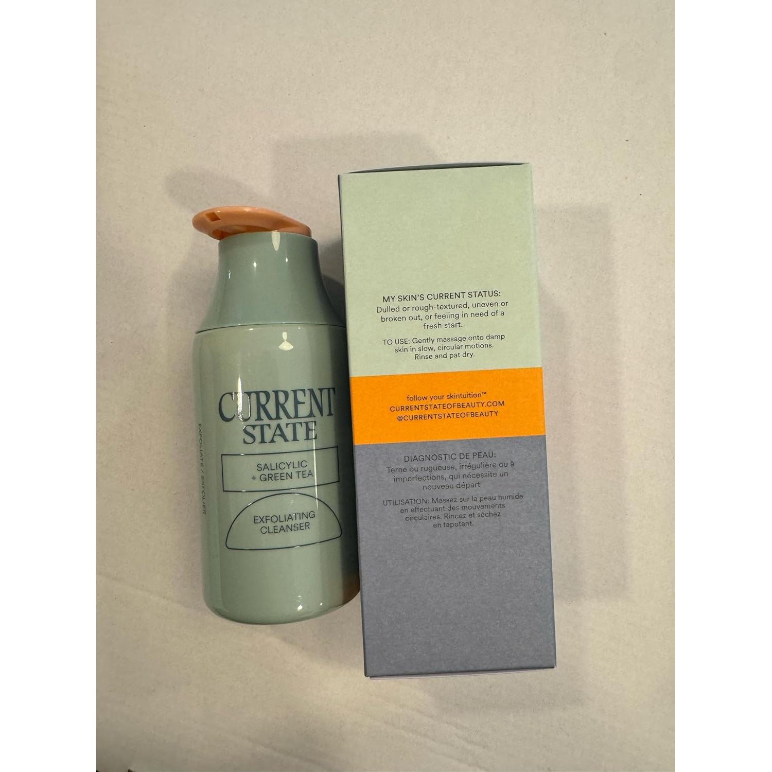 Limpiador Exfoliante Facial Current State 151.4 ml - Ácido Salicílico 2% y Té Verde