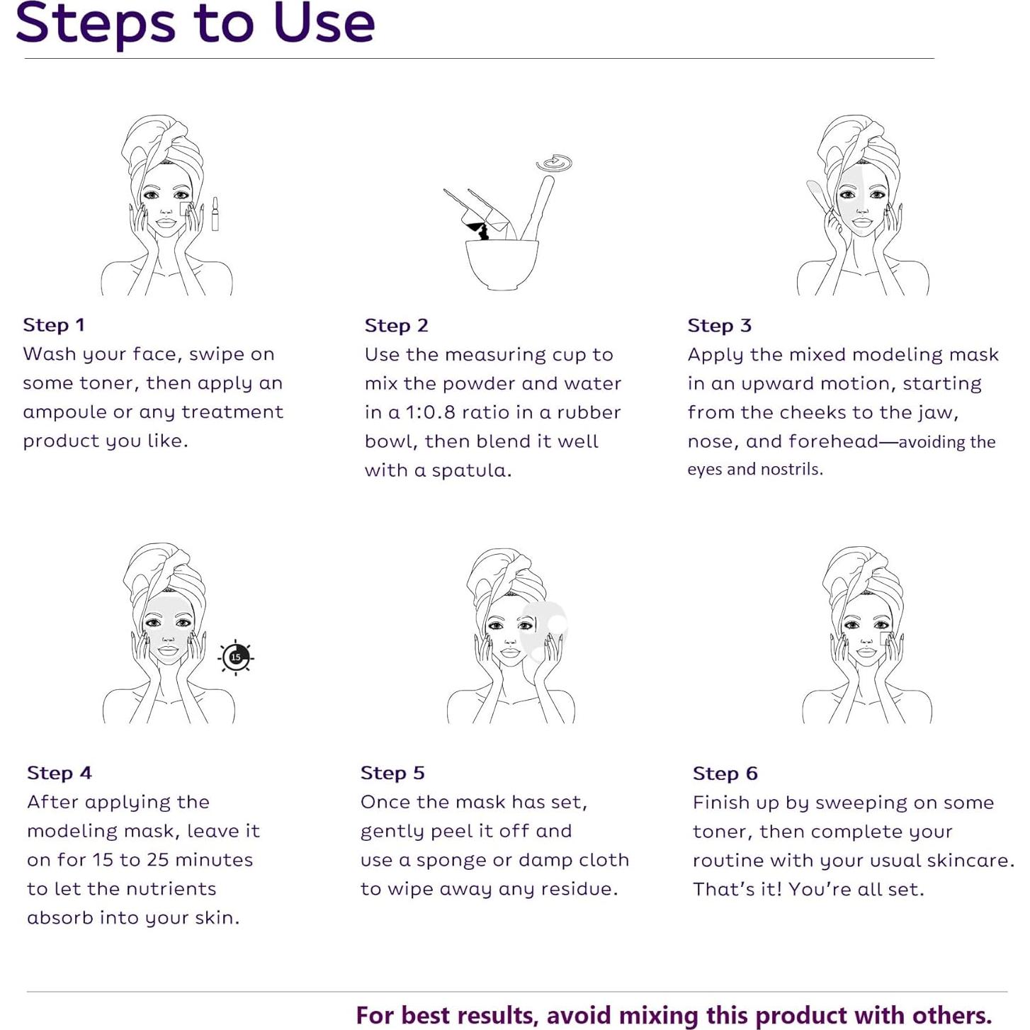 Máscara de Modelado Anskin 240g - Té Verde Hidratante