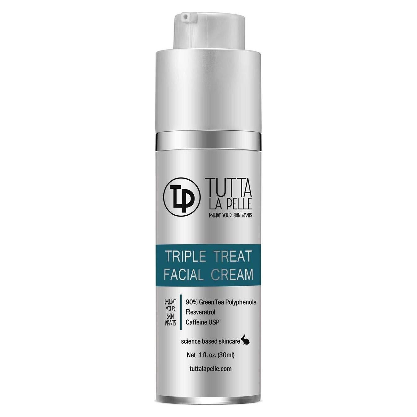 Crema Facial Anti Envejecimiento Tutta La Pelle 28g - Triple Tratamiento