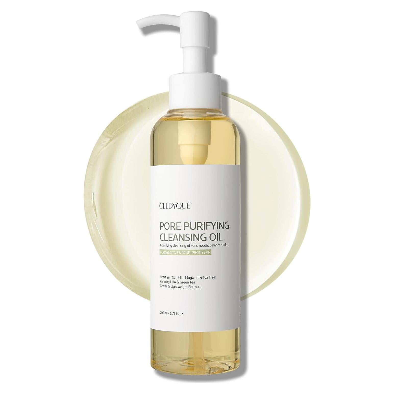 Limpiador Facial Coreano BLUHWA 200 ml - Aceite a Leche Purificante