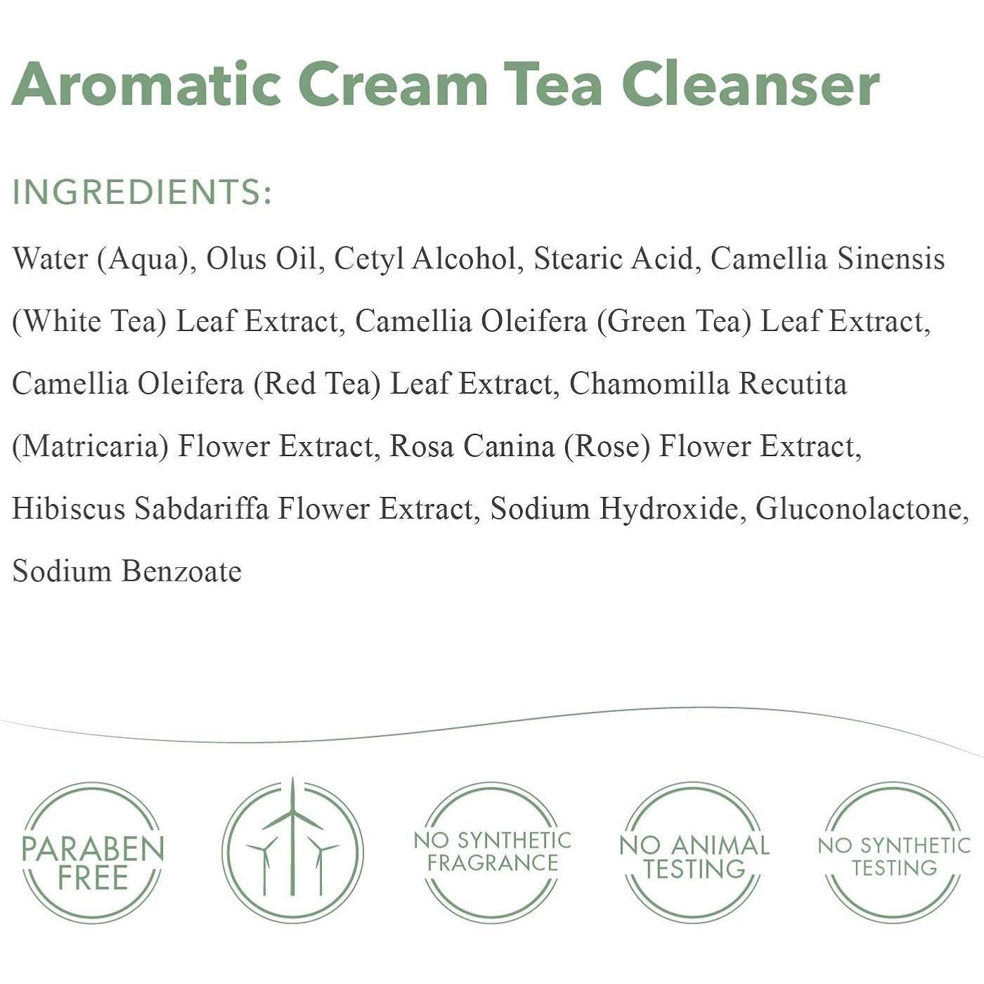 Crema Limpiadora Facial Suave emerginC 240 ml - Té Verde y Manzanilla