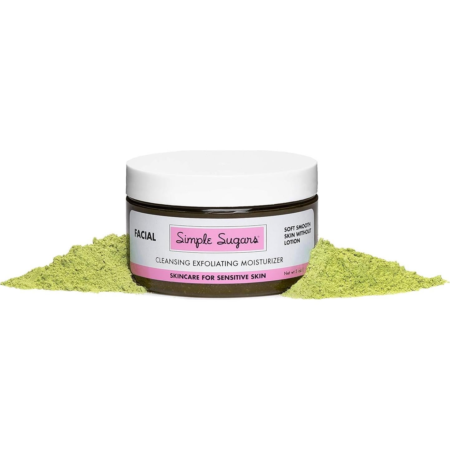 Paquete Facial Natural Simple Sugars - 3 Hidratantes 141g