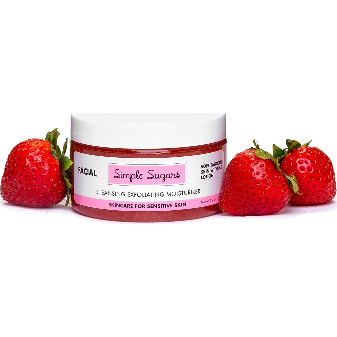 Paquete Facial Natural Simple Sugars - 3 Hidratantes 141g