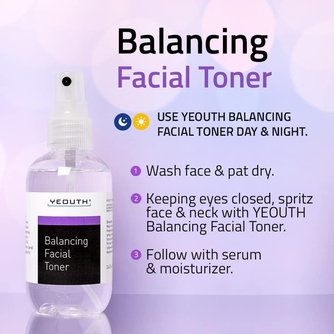 Tónico Hidratante Facial YEOUTH 100 ml con Manzanilla y Alantoína