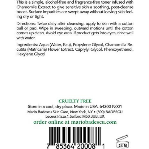 Loción Limpiadora de Manzanilla Mario Badescu 473ml Sin Alcohol