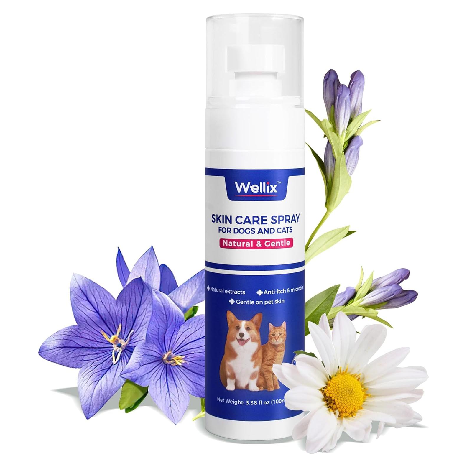 Spray Alivio Picazón Wellix 100ml para Perros y Gatos